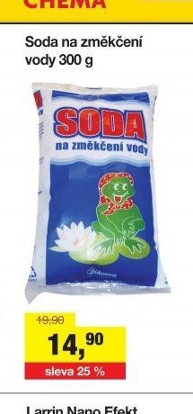 Soda na změkčení vody 300 g