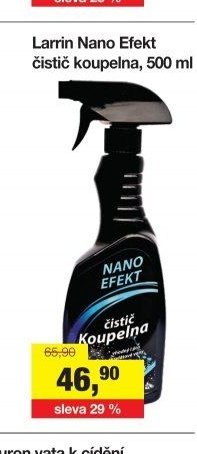 Larrin Nano Efekt čistič koupelna, 500 ml