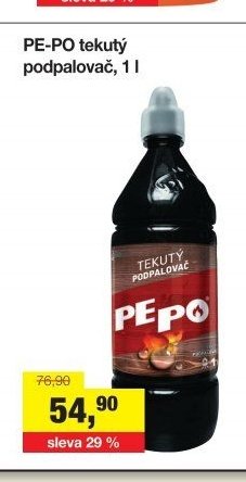 PE-PO tekutý podpalovač, 1 l