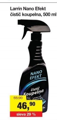 Čistič koupelen Nano Efekt Larrin