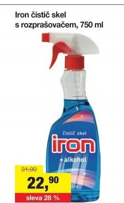 Čistič oken Iron Severochema