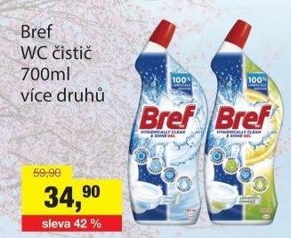 Čistič WC gelový Bref
