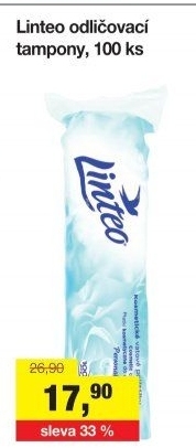 Odličovací tampony Linteo