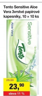 Papírové kapesníčky 3vrstvé Tento