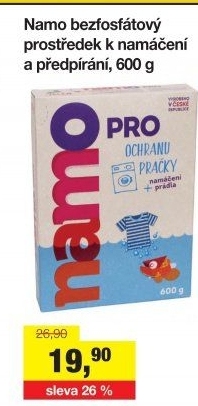 Prací prášek Namo