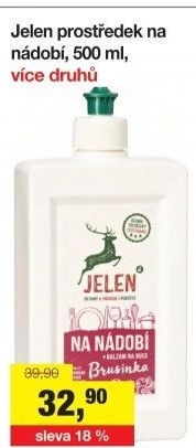 Prostředek na nádobí Jelen