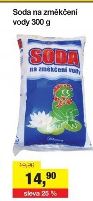 Soda na změkčení vody Důbrava
