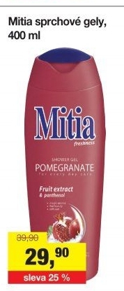Sprchový gel Mitia