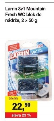 Tableta do nádržky WC Larrin