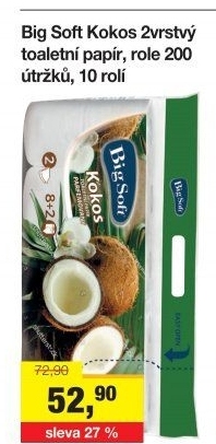 Toaletní papír 2vrstvý Big Soft