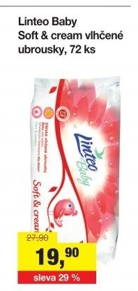 Vlhčené ubrousky dětské Linteo Baby