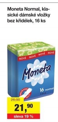 Vložky dámské Moneta