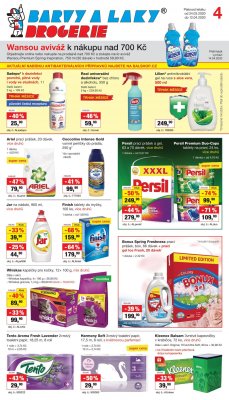 akční leták Barvy a laky drogerie 24.3.2020-12.4.2020