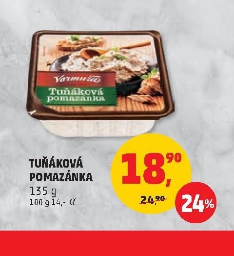 TUŇÁKOVÁ POMAZÁNKA