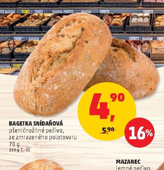 BAGETKA SNÍDAŇOVÁ