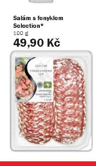 Salám s fenyklem Selection