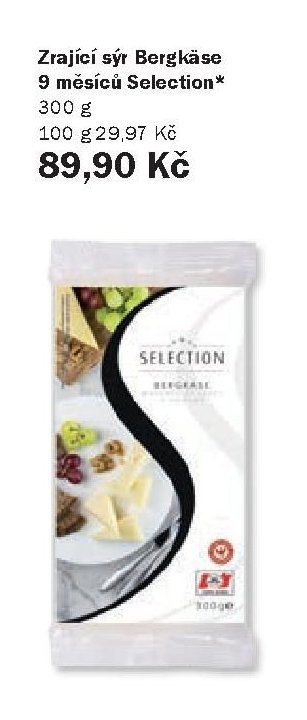 Zrající sýr Bergkäse Selection