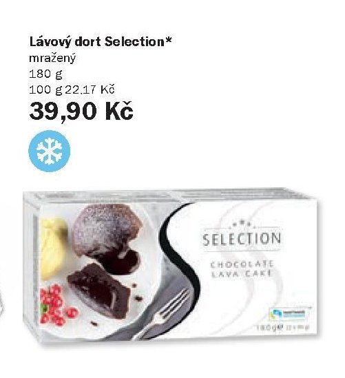 Lávový dort Selection
