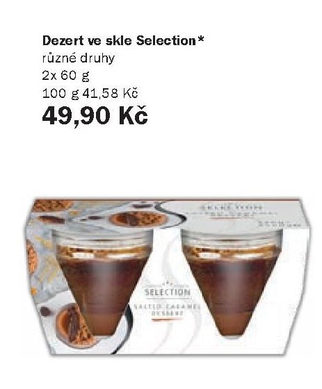 Dezert ve skle Selection