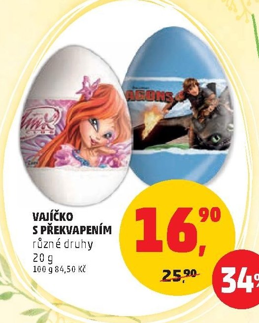 VAJÍČKO S PŘEKVAPENÍM