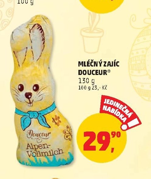 MLÉČNÝ ZAJÍC DOUCEUR