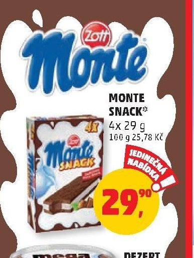 Monte Snack 4x29 g