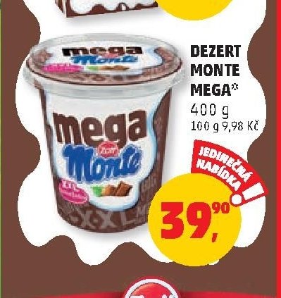 Dezert Monte Mega 400 g