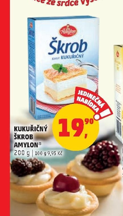 KUKUŘIČNÝ ŠKROB AMYLON