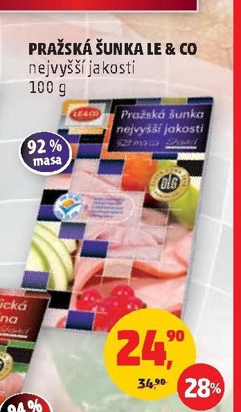 PRAŽSKÁ ŠUNKA LE & CO