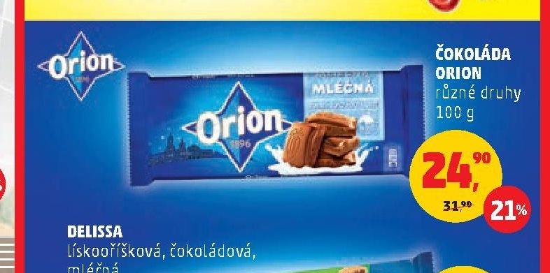 ČOKOLÁDA ORION