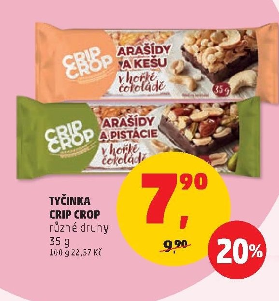 Tyčinka Crip Crop různé druhy 35 g