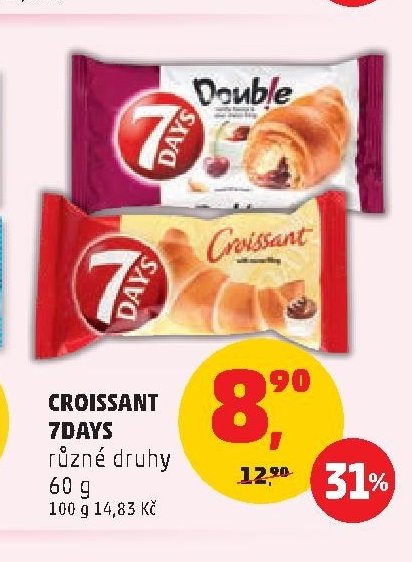 Croissant 7Days různé druhy 60 g