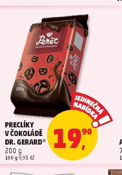 Preclíky v čokoládě Dr. Gerard 200 g