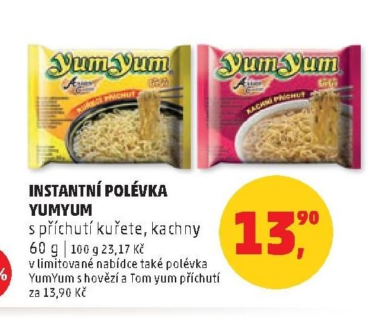Instantní polévka YumYum