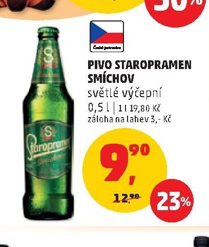 PIVO STAROPRAMEN SMÍCHOV