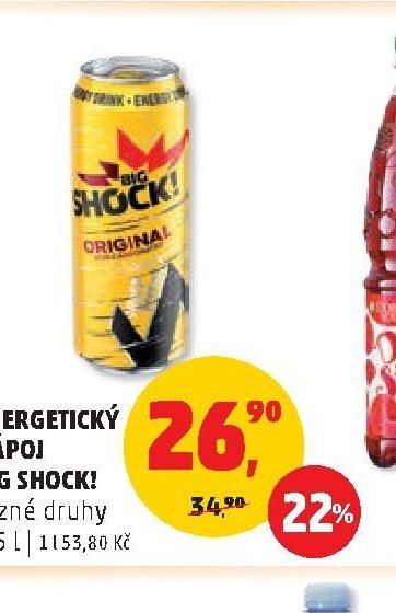 ENERGETICKÝ NÁPOJ BIG SHOCK!