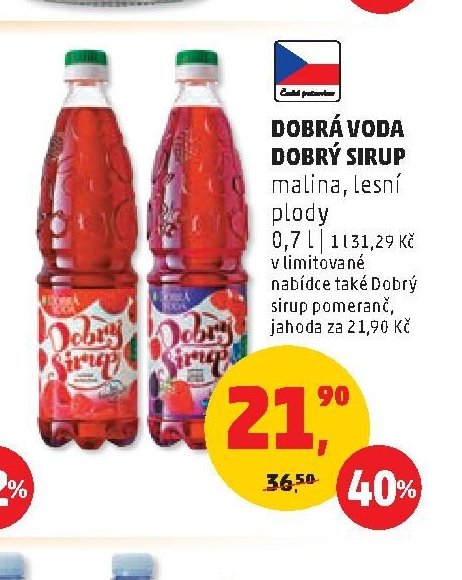 DOBRÁ VODA DOBRÝ SIRUP