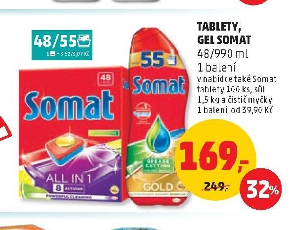 TABLETY, GEL SOMAT