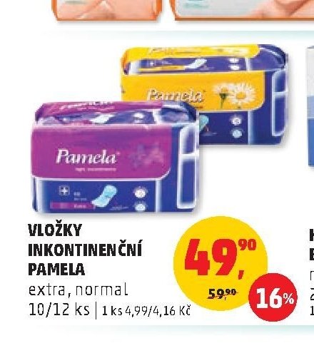 VLOŽKY INKONTINENČNÍ PAMELA