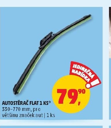 AUTOSTĚRAČ FLAT 1 KS