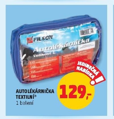 AUTOLÉKÁRNIČKA TEXTILNÍ