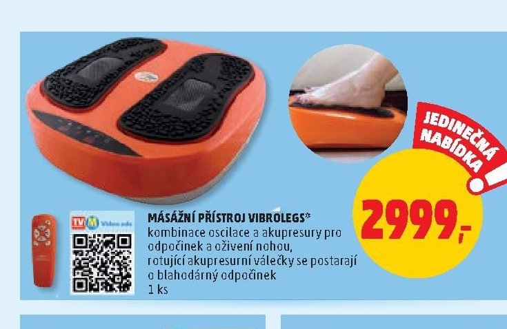 MÁSAŽNÍ PŘÍSTROJ VIBROLEGS