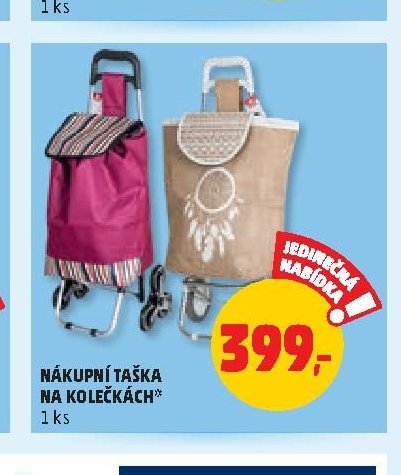 NÁKUPNÍ TAŠKA NA KOLEČKÁCH