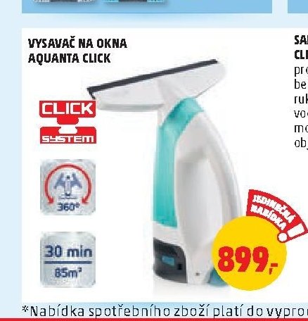 VYSAVAČ NA OKNA AQUANTA CLICK