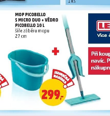 MOP PICOBELLO S MICRO DUO + VĚDRO PICOBELLO 10 L