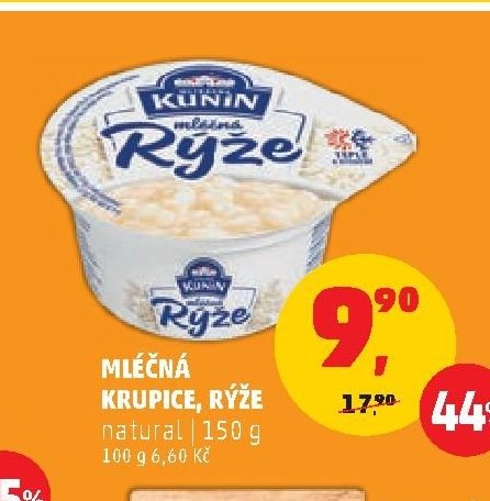 MLÉČNÁ KRUPICE, RÝŽE