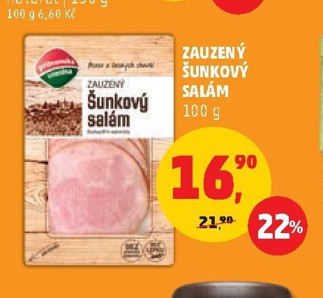 ZAUZENÝ ŠUNKOVÝ SALÁM