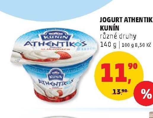 JOGURT ATHENTIKOS KUNÍN
