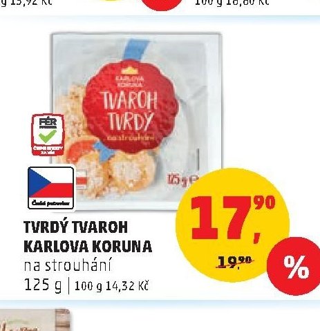 TVRDÝ TVAROH KARLOVA KORUNA