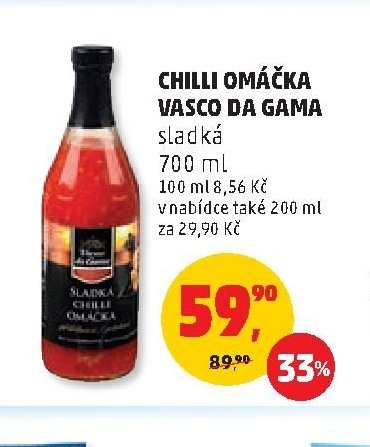 CHILLI OMÁČKA VASCO DA GAMA